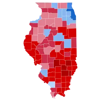 Illinois in the 2020 presidential election. Biden v. Trump.