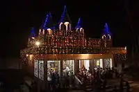 Illuminated Madhob Mandir