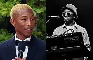 Pharrell Williams (left) and Chad Hugo (right)