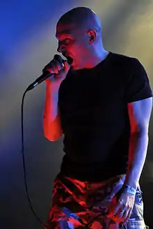 Luttinen at the Kings of Black Metal in Alsfeld in Germany, 2012