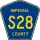 County Road S28 marker
