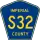 County Road S32 marker
