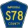 County Road S78 marker