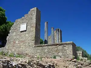 Imperial cult temple in the forum