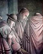 Thora-Lesung, 80&nbsp;cm x 100&nbsp;cm, Öl, Leinwand, 1985