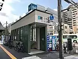 Tokyo Metro Inarichō Station station Exit2（August 11, 2018）