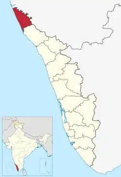 Location in Kerala