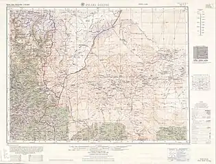 "Phari Dzong" sheet- topographic map printed by the US Army Map Service, Corps of Engineers, February, 1963