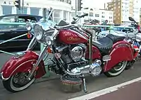 Stellican Indian in characteristic Indian red color in Brighton (UK)