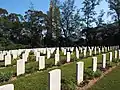 Headstones of Indian soldiers at Sai Wan War Cemetery