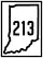 State Road 213 marker