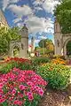 Sample Gates entrance to Old Crescent at Indiana University Bloomington