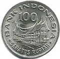 100 rupiah 1978 obverse