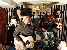 Insomniac Folklore - during IF video shoot (2011)