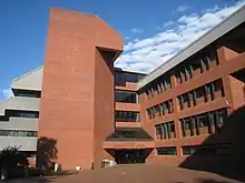 Facade and square in front of the Intercultural Center