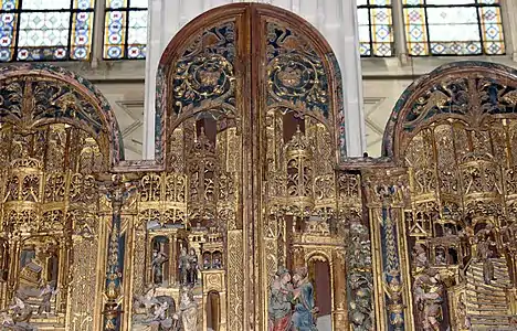 Detail of the Triptych of the Virgin Mary