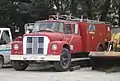 Old TEMAX fire-fighting vehicle
