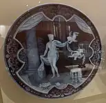 Intruders, plaque by George & Thomas Woodall, c. 1893