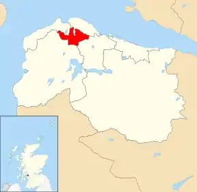 Location of the ward