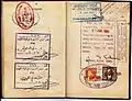 British Passport with Iraqi Visa from 1935.