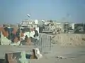 Iraqi Light Armored Vehicle at checkpoint.