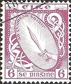 Image 46Claíomh Solais on an Ireland stamp printed in 1922 (from List of mythological objects)