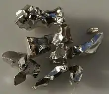 Image: Pieces of pure iridium