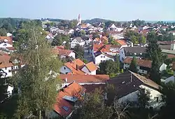 Central part of Isen seen from the north