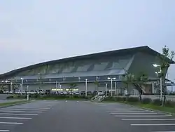 Outdoor view of the Ishikawa Sports Center in Kanazawa