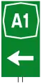 Direction to motorway
