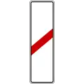 Level crossing countdown marker (placed at one-third of the distance from the crossing, usually 50&nbsp;m)