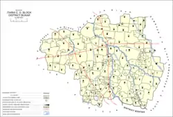 Map of Itarhi in Itarhi block