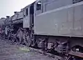 Ivatt 4MT 2-6-0 43027 dumped at Lostock Hall shed, July 1968
