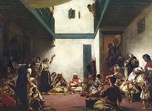 Jewish Wedding in Morocco by Eugène Delacroix, 1839, Louvre, Paris