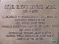 Sybil Irving memorial plaque