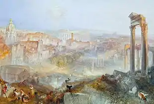 J. M. W. Turner's 1839 Modern Rome – Campo Vaccino (Royal Academy, London)