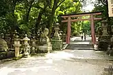 Torii inside the park