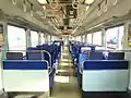 The interior of 811-100 series car KuHa 810-106 of set PM106 in November 2006