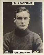 Footballer Jack Branfield