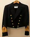 Jacket m/78 (1878) with long trousers and vest for admiral. Has been carried by Admiral Åke Lindemalm during his time as commander (1957) and admiral until his death.