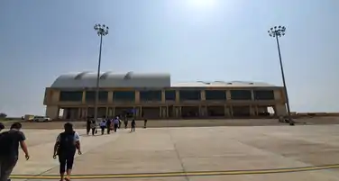 Terminal building view from Apron