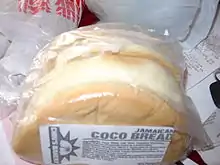 Jamaican coco bread from a Los Angeles bakery.