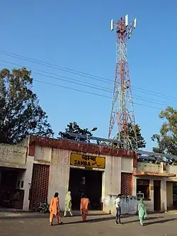 View of Samba railway station in Samba, J&K, India