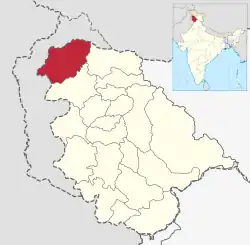 Kupwara district in Jammu and Kashmir