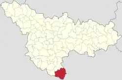 Location in Timiș County