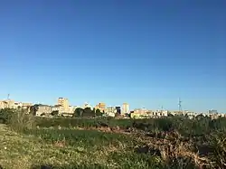 Jangwani as seen from across the Jangwani Playing Fields near the Jangwani Rapid station, June 2019.