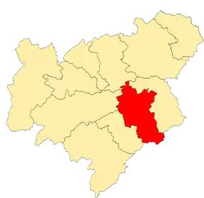 Location of the ward