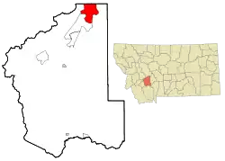 Location of Montana City, Montana