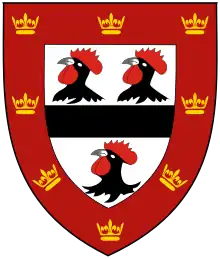 Jesus College heraldic shield