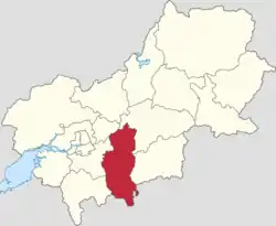 Location within Yanqing District